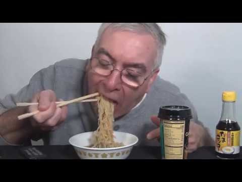 ASMR Eating Ramen Noodles and Sticky Bun Sunday Whispering