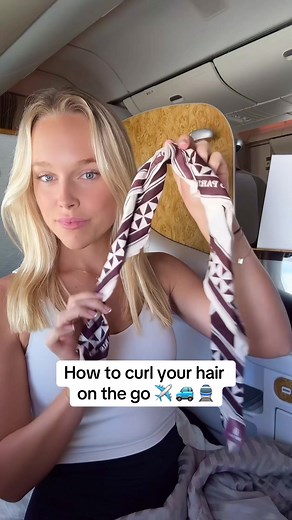 Heatless Curls Tutorial: Easy Hair Hacks for Travel | Scarf Curls