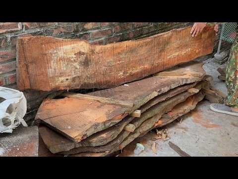 The Mystery Of The Bent Tree Trunk - Masterful Woodworking Skills Have Created A Masterpiece Table