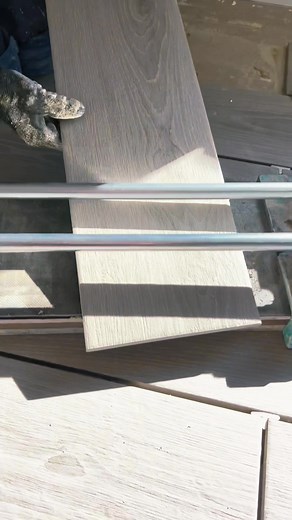Installing Wood-Like Grey Floor Tiles: Step-by-Step Process