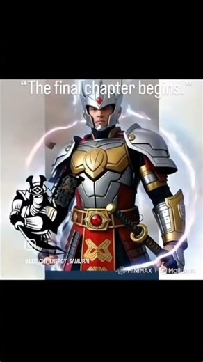 The Chi Energy Samurai unleashes a flying kick.A warrior’s strength is built through dicipline