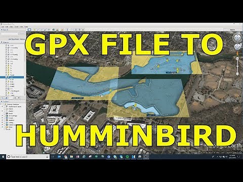 How to import GPX files into your Humminbird GPS fish finder