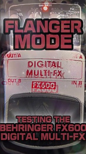 FEEL THE FLANGE! | BEHRINGER FX600 MULTI-FX ✨ #Flanger #Modulation #GuitarFX #Ambient #Pedalboard