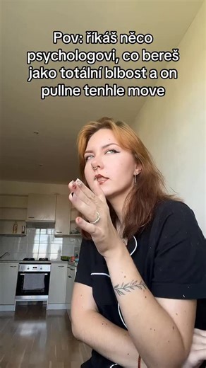 Zoue on Instagram: "Asi to není taková blbost💀💀#czech #tiktok #czechtiktok #mentalhealth #mentalhealthsupport #deppression #anxiety #ptsd #joke #czechcomedy"