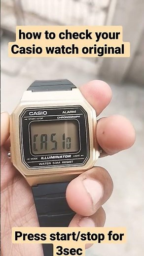 how to check your Casio watch original #casiowatch #casio #casioyouth #vintagewatch #vintagestyle