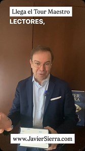 Descubre dónde y cuando se va a presentar EL PLAN MAESTRO de Javier Sierra cerca de ti. Arranca el #TourMaestro en España. | Javier Sierra