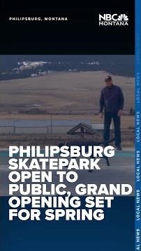 Philipsburg Skatepark open to public, grand opening set for spring