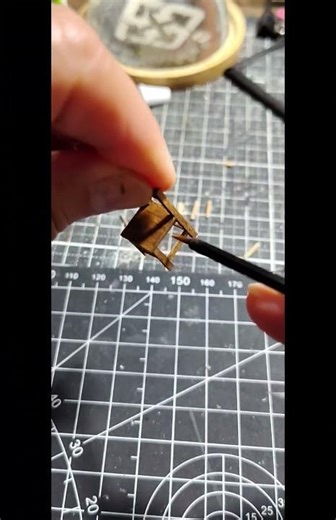 making tiny student desk #miniature #refmagnets