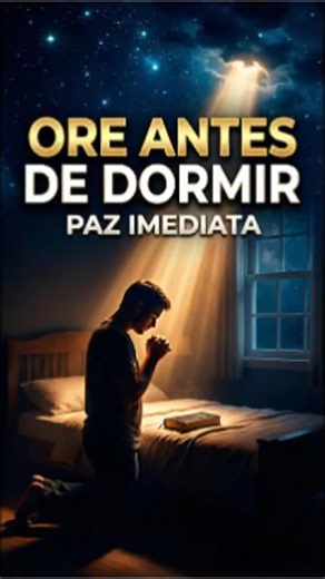 FAÇA ESSA ORAÇÃO ANTES DE DORMIR 🙏 VOCÊ VAI SENTIR PAZ HOJE #oração #fé #Deus #shorts