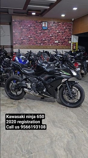 kawasaki Ninja 650 2017 manufacturing 2020 registered Excellent condition