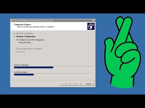 Why installing SBS 2003 today is way tougher than I thought