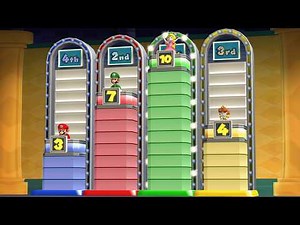 Mario Party 9 - Mario vs Luigi vs Peach vs Daisy - Step It Up (Master Difficulty)