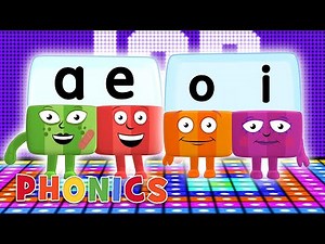 Phonics - Learn to Read | Standing in a Line | Alphablocks