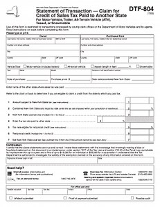 2005 Form NY DTF DTF-804 Fill Online, Printable, Fillable, Blank - pdfFiller