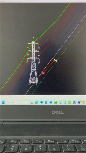 Double circuit Line on PLS-CAD & PLS Tower. #Transmisssionlines #structuralengineering #energy