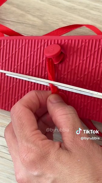 Gave my plain flip flops a little glow-up with ribbon and pearls. Simple, but I love how they turned out. #fyp #diy #flipflops #fashion #makeover