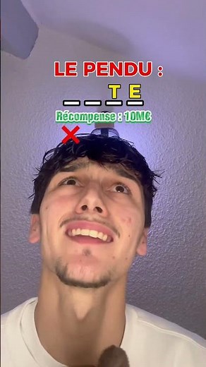 #pov :Une fois par an pendant une semaine nous pouvons jouer au jeu du pendu pour gagner de l’argent