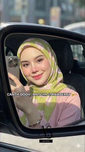 Stunning Bawal Scarf Tutorial with Matcha Strawberry