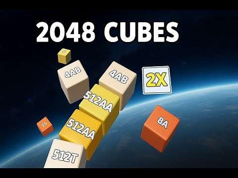 Crazy - Cubes 2048.io - How Many Blocks Can I Stack Before I Crash?