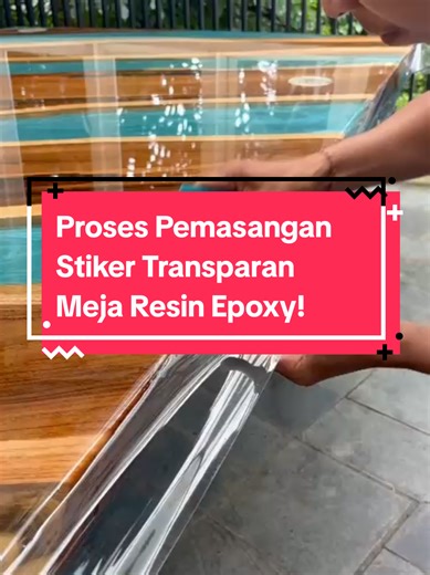 Dikasih stiker transparan 😬