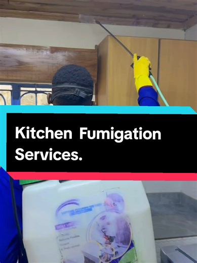 Kitchen Fumigation Service? #fumigation #cockroach #kitchenhacks #pestcontrol #cleaninghacks