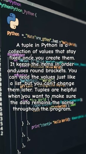 tuple in Python