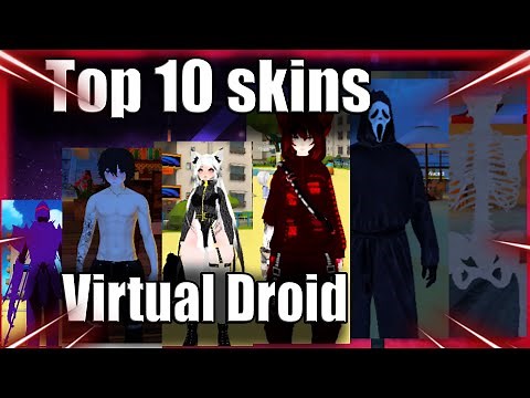 Top 10 Skins Virtual Droid 2 | Como Subir Skins (Actualizado) | Vrchat Android | 2022