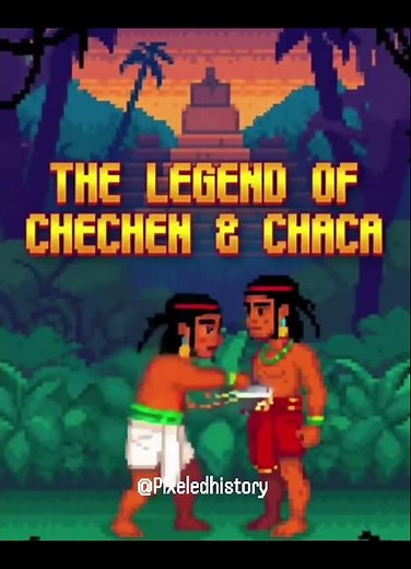 The Legend of Chechen and Chaca: the forbidden love that created the ceiba trees 🔥🌿 #ChechenYChaca