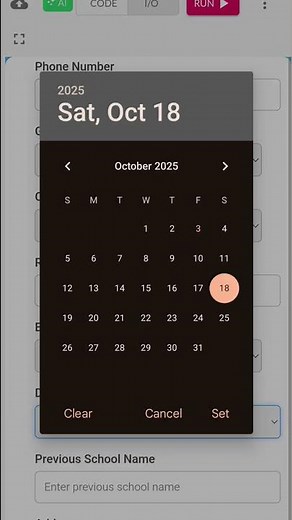 📝 Student Registration Form using HTML CSS JavaScript | Project 🚀 #coding