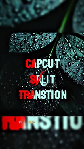 Capcut | split transition editing by Capcut 💀 how to split editing in Capcut #shortsfeed #shorts
