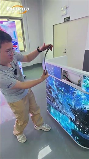 I found a faulty LED module and repaired it.#indoorleddisplay #eagerled #leddisplay #ledscreen