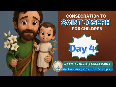 Day 4 - Preparation for the Consecration to Saint Joseph for Children.