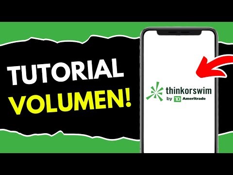 Tutorial Thinkorswim Cómo USAR el VOLUMEN (¡en 1 minuto!)