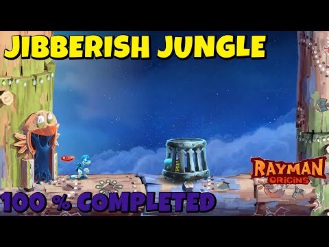 Rayman Legends Back to Origins- Jibberish Jungle-100% completed