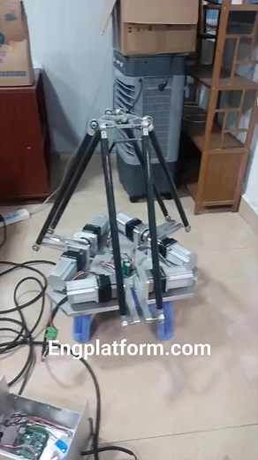 Delta robot #engplatform | Mechanical And Electrical Engineering