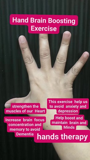 Hands Therapy Hand Brain Boosting Exercise #handtherapy #brain #heart #focus #dementia #dementiacare #dementiasupport #highlightseveryone #exerciseathome #flexibility #exercisemotivation #BoostYourHealth #bloodflow #mobility #exercise #healthyexercise #highlights2024 #everyoneシ゚ | Ana Marie Delos Santos