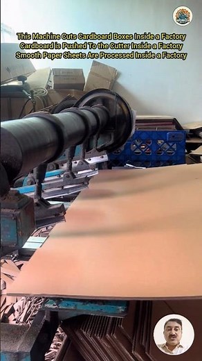 Cardboard Box Side Slotting Machine in Action #shorts