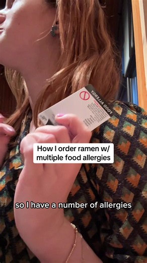 How to Order Ramen with Multiple Food Allergies