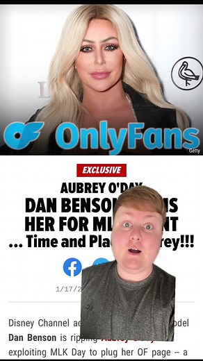 Aubrey O’Day stirs up controversy, as Dan Benson calls her out for posting her OF on MLK day! ☕️🔥 Source: tmz #aubreyoday #danbenson #danitykane #wizardsofwaverlyplace #news #celebritynews #celebritygossip #celebritybeef #popculturenews #greenscreen