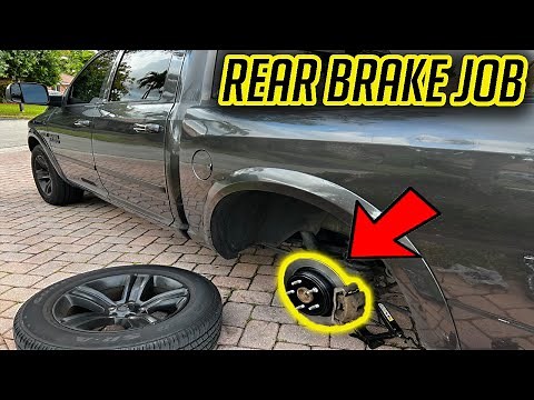 How to Change Rear Brake Pads RAM 1500 With Basic Tools
