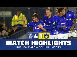 Highlights | Dale 4-1 Solihull Moors