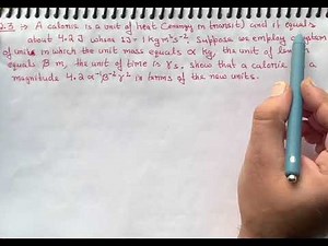 A calorie is a unit of heat (energy in transit) and it equals about 4.2 J where 1J = 1kgm2s-2. Supp.