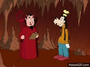Family guy Goofy Goes to Hell on Make a GIF