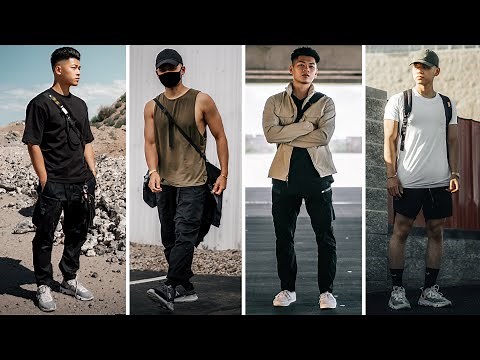 4 Easy Summer Techwear Outfits | Techwear Lookbook (for beginners)