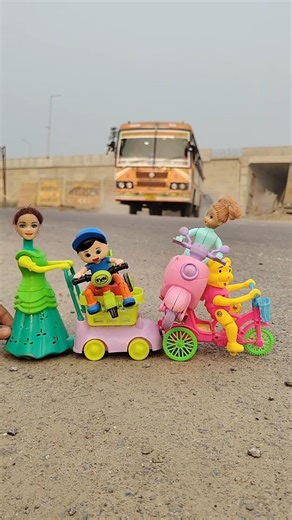 Remote Control Scooty Girl And Monkey Scooter Unboxing And Testing Short ||