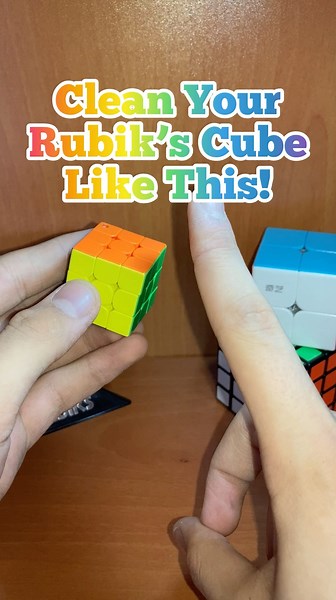 Clean your Rubik’s cube like this! ✨