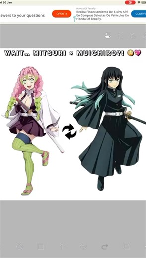 Mitsuri x Muichiro Swap 😳💖🔥