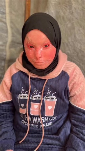 Sana Aljamal on Instagram‎: "The #child Shahd Al-Afifi (16 years old) has been suffering since birth from the rare disease epidermolysis bullosa, which causes her constant #pain and has deprived her of a normal childhood. Shahd is in urgent need of a #medical #referral to continue her treatment. She also faces bullying and psychological suffering. She is an orphan and is cared for by her grandmother and uncle under very difficult humanitarian conditions. Shahd appeals to the world to give her a 