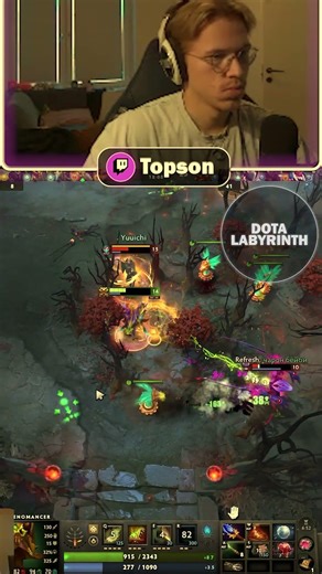 Topson SHOWS The Strongest VENOMANCER Build WITH 1000 DMG in Dota 2 #dota2 #gaming #outplay