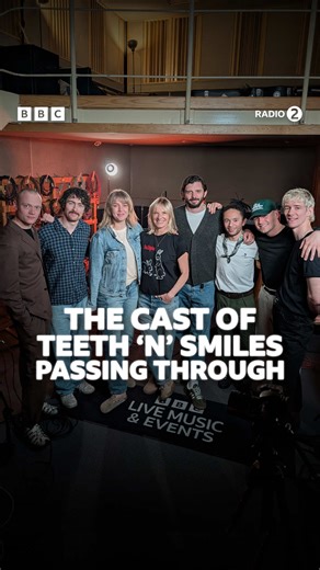 Rebecca Lucy Taylor & The 2026 London Revival Company of Teeth 'N' Smiles perform Passing Through for Jo Whiley at Maida Vale. Listen to their full session on BBC Sounds 🧡 #teethnsmilesplay #rebeccalucytaylor #selfesteem